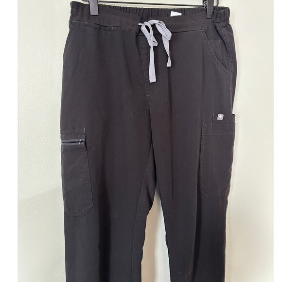 Figs Women's Black Pants Small Nurse Medical Scrubs - Picture 2 of 7